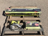 (3)pc Ryobi - PoleSaw, HandSaw,Multi-Tool