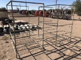 (2)pcs Steel 4- Shelf Shop Racks