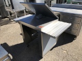 SS Commercial Kitchen Cashier Cart