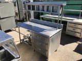 SS Commercial Kitchen Work Table