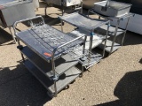 (3)pcs SS Kitchen Carts, Misc