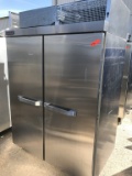 SS Hobart Commercial Pull Thru Refrigerator