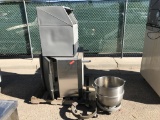 (5)pcs - Hobart Mixer Bowl, Rollers,Ice Makers