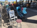 (2) Rows of Stacking School Chairs - Aprx 600