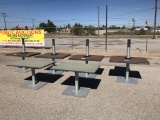 (10)pcs 3FT x 4FT Restaurant Tables w/Steel Bases