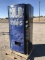 Blue Beverage Vending Machine