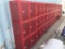 (4) School Surplus Red Lockers