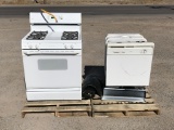(2)pcs Gas Range, Dishwasher