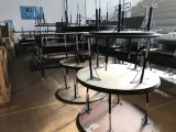 ROW of Assorted School Surplus Tables