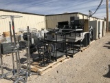 ROW of Assorted School Surplus Cabinets,Carts