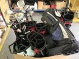 Assorted School Surplus Golf Team Clubs / Bags