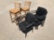 (6)pcs Solid Wood Bar Stools, Stack Chairs
