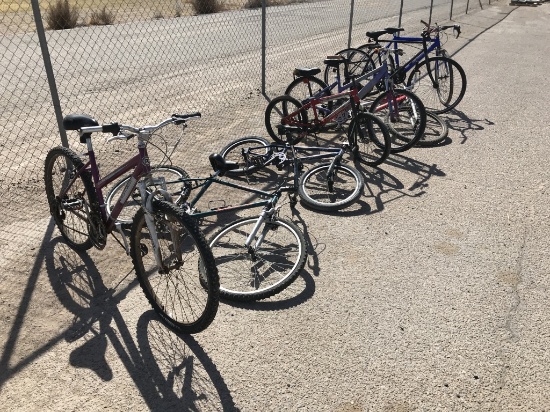(8)pcs Assorted Bicycles
