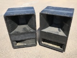 (2)pcs Big Rolling Stage Speakers