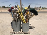 Pallet of Assorted Hand Tools in Cans