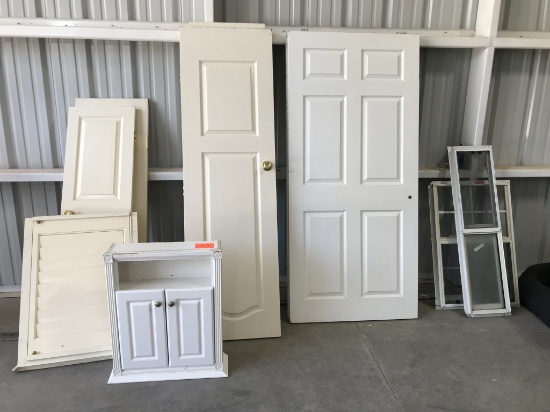 (10)pcs - Wood Doors, Windows, Cabinet