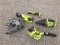 (5)pc Ryobi Cordless Tools