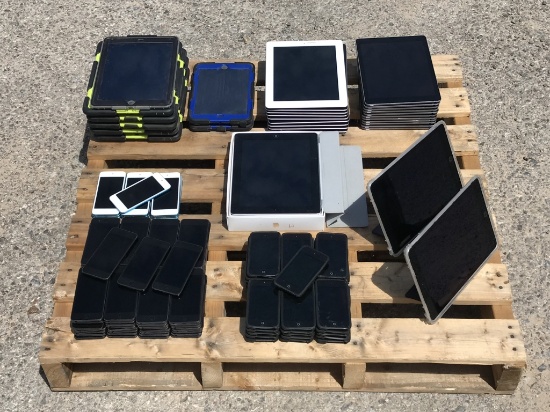 ElectronicSurplus-Aprx(31) Apple Ipads,(108) Ipods