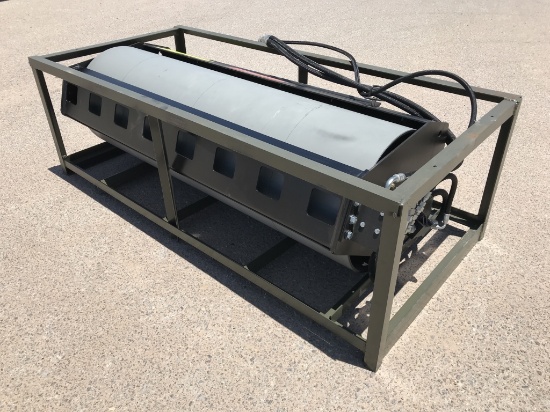 Unused Hydraulic Skid-Steer 6FT Compactor / Roller