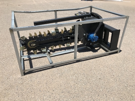 Unused Hydraulic Skid-Steer 4FT Trencher