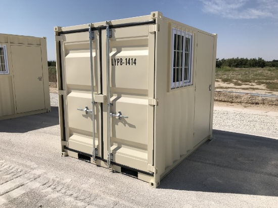 2021 8FT Shipping Container w/Doors, Window