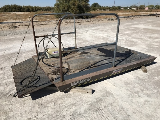 5,000 LB Autoquip 7x10 Hydraulic Dock PlatformLift