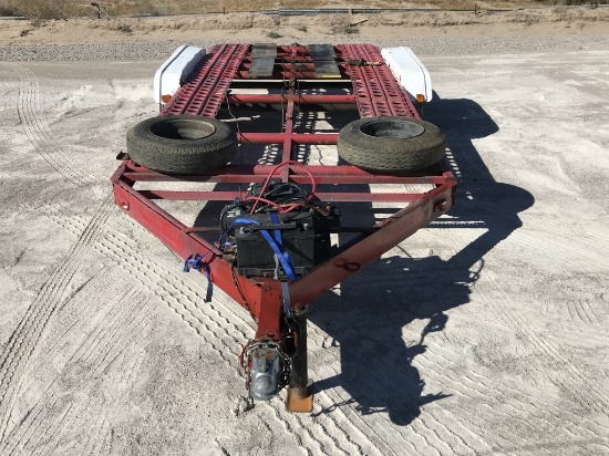 Homemade 14 FT Car Hauler w/ Winch  * Bill of Sale only