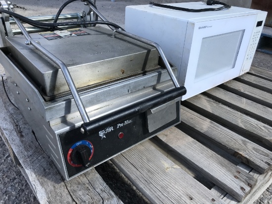 (2)pcs - Sandwich Grill Press, Microwave