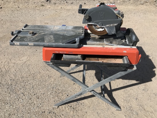 Husqvarna TS60 Tile Saw on Pedestal
