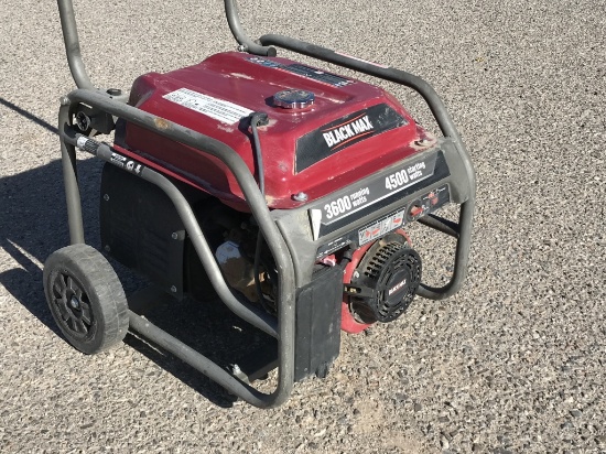 4500 Watt Black Max Gas Generator
