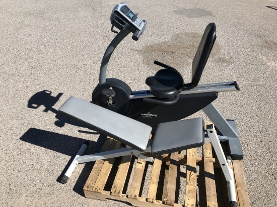 (2)pcs - Exercise Bicycle, Workout Bench