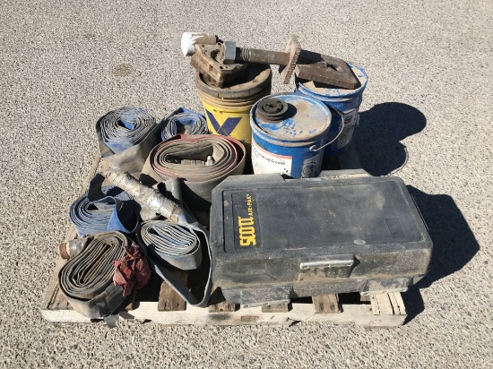 Pallet of Contractor Tools - Hoses, AirPack