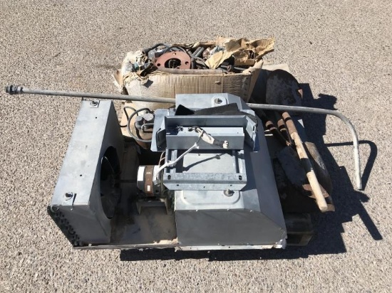Pallet of Contractor Items - A/C, Misc
