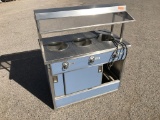 SS Delfield Commercial Heated Serving Cart