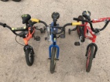 (3)pcs - Kids Bikes ( Red, Blue, Orange )
