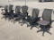 (6)pcs Rolling Office Chairs
