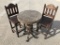 (3)pc Wrought Iron Table, Chairs