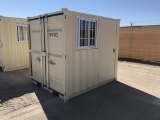 2021 8FT Shipping Container w/Doors, Window