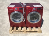 School Surplus - LG Red Washer / Dryer