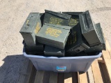 Pallet of 7.62mm US Military Ammo Boxes