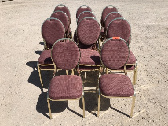 School Restaurant Surplus -(20)pcs Padded Chairs