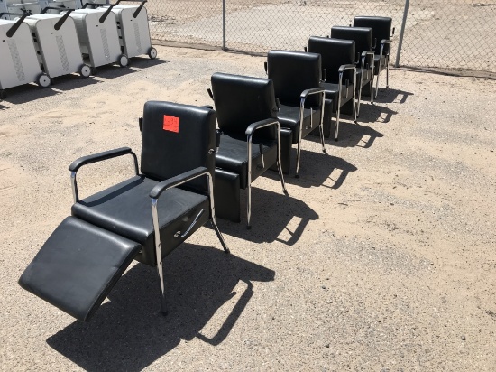 School Cosmetology Equipment - 6 Washing Chairs