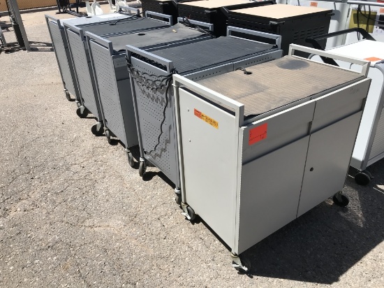 School Electronic Surplus - (5) Charging Carts -A