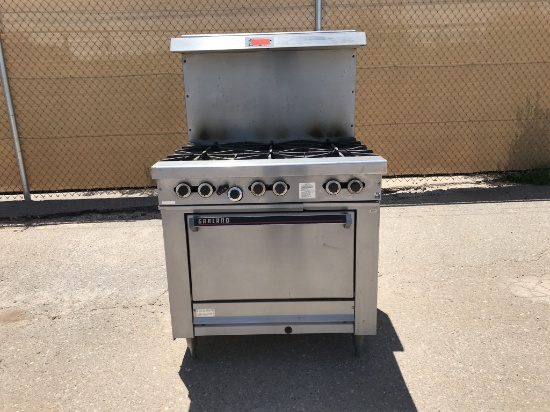Garland 6 Burner Gas Range