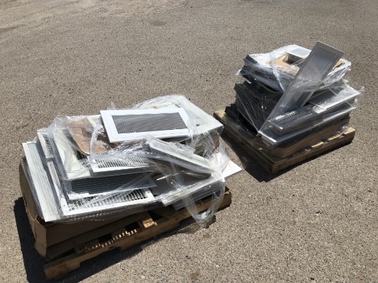 (2) Pallets of Air Register Grilles