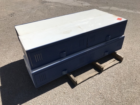 (4)pcs Lexan Plastic Lockers - B