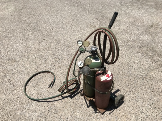 Torch Set - Tanks, Hose, Cart