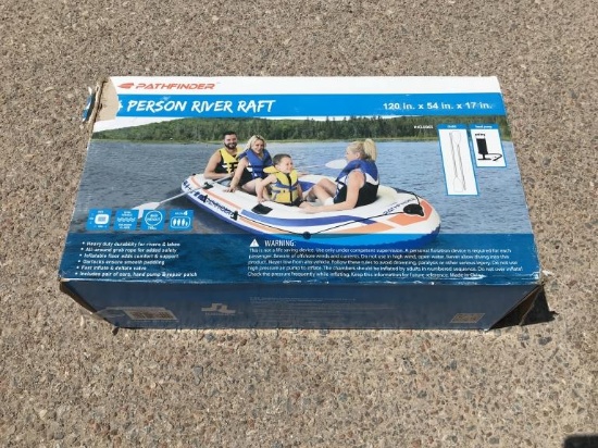4 Person Inflatable River Raft