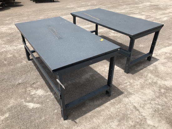 Surplus Shop / Welding Table - 6'x3'x32" (2pcs) A