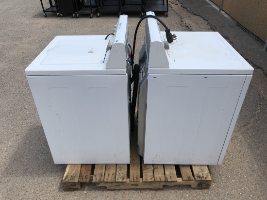 School Surplus Appliance -(2)pc Estate WasherDryer